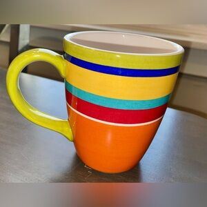 (1)  Pier 1  Summer Stripes  Mug-Discontinued Set! See Description